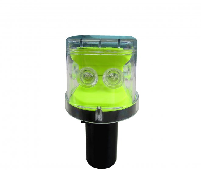 6 LEDs Solar Warning Light